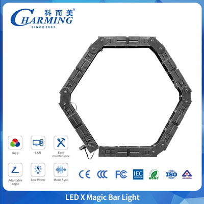 সামঞ্জস্যযোগ্য কোণ SMD3838 LED X MAGIC BAR Light From Charming Manufacturer Indoor ব্যবহারের জন্য
