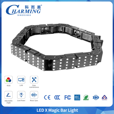 SMD3838 পিসি কভার আরজিবি মডুলার নেতৃত্বাধীন ম্যাজিক বার হালকা হোটেল লবি সজ্জা জন্য