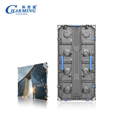 3840Hz উচ্চ আউটডোর রিফ্রেশ রেট P3.91 LED ভিডিও ওয়াল ডাই কাস্ট অ্যালুমিনিয়াম ক্যাবিনেট এবং 500x1000mm হালকা ওজনের ডিজাইন সহ