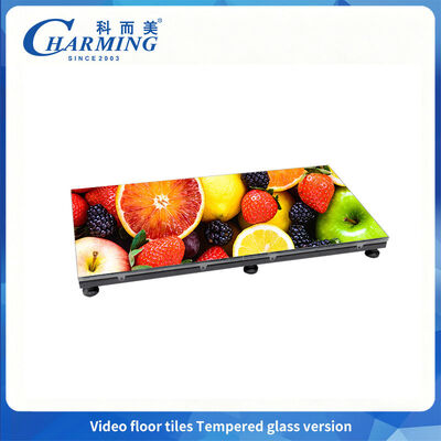 Interactive Floor LED Screen with 8mm Thick Tempered Glass Load Bearing and P3.91 Pixel Pitch for Stage Performance